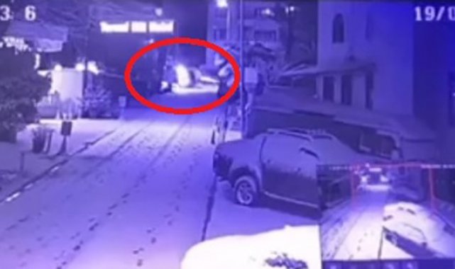 Bursa&#039;da karda takla atan cip saniye saniye kameralarda