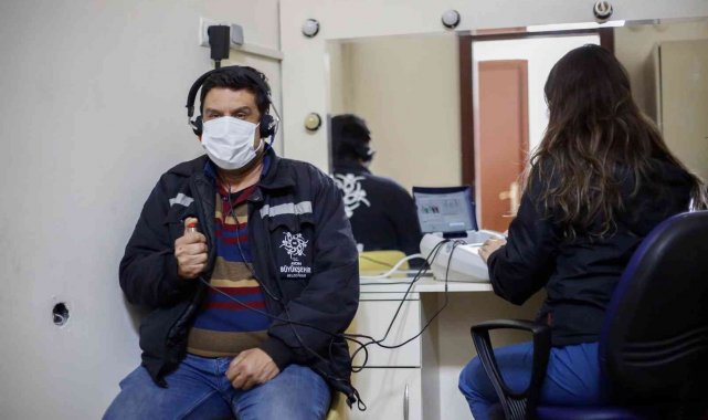 Büyükşehir personeline sağlık taraması yapıldı