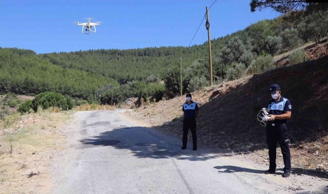 Büyükşehir Zabıta ekipleri havadan karadan denetim yapıyor