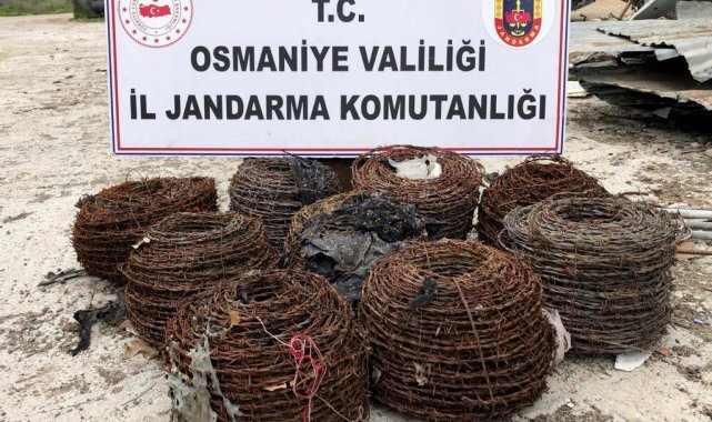 Çalınan dikenli teller bulunarak sahibine telim edildi