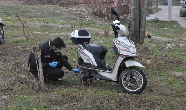 Çalınan elektrikli bisiklet terk edilmiş halde bulundu