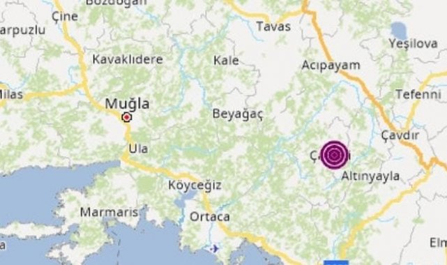 Çameli&#039;nde deprem