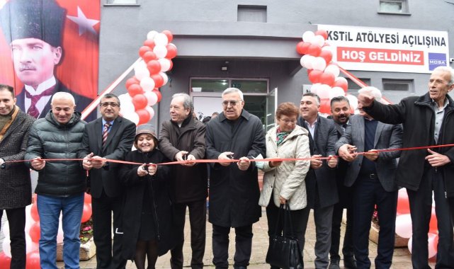 Çan Belediyesi tekstil atölyesi açıldı