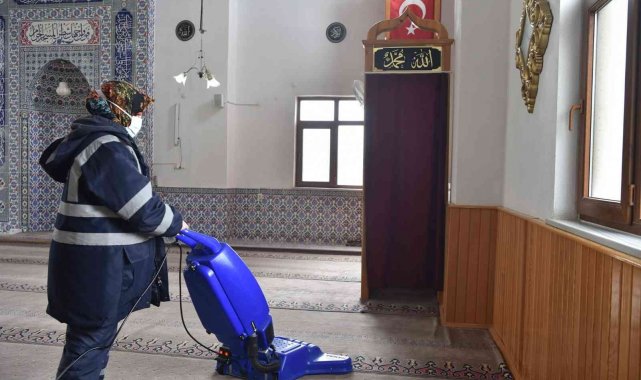 Çan'da ibadethaneler Ramazan ayına hazırlanıyor