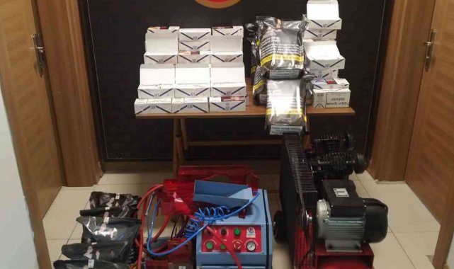 Çanakkale&#039;de kaçak tütün operasyonu