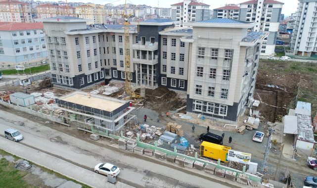 Canik Hükümet Konağı inşaatının yüzde 60'ı tamamlandı