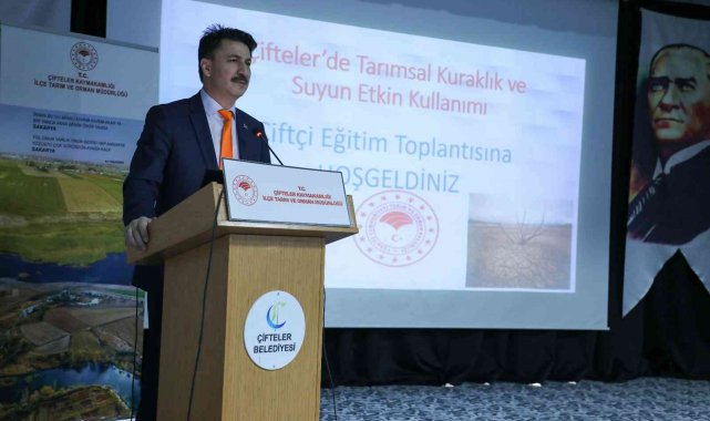 Çifteler'de iklim değişikliği ve suyun etkin kullanımı konuşuldu