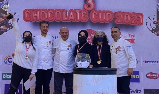 Çikolata yarışmasının kazananı oldular