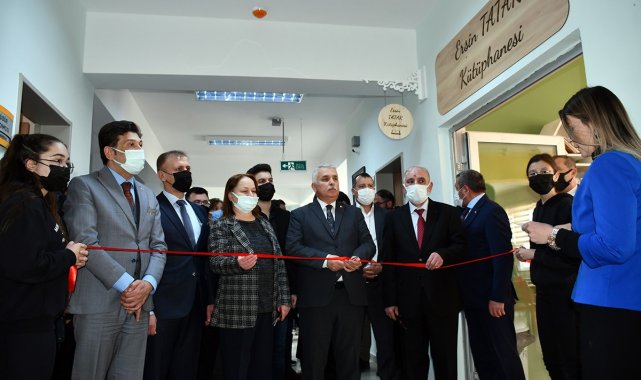 Çorlu'da kütüphane açılışı