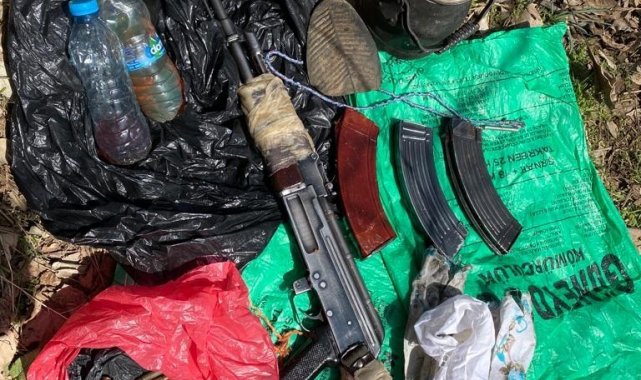 Çukurca&#039;da silah ve mühimmat ele geçirildi