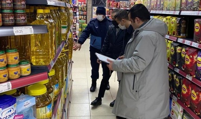 Cumayeri&#039;nde zabıta marketleri denetledi