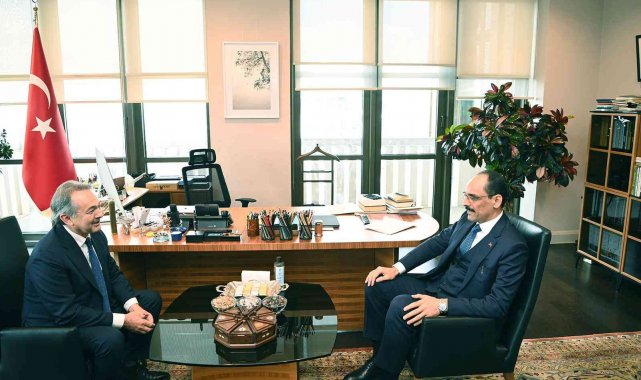 Cumhurbaşkanlığı Sözcüsü Kalın, Fransa Cumhurbaşkanının Özel Temsilcisi Kepel ile görüştü