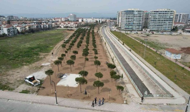 Cumhuriyet Mahallesi&#039;nde 12 bin metrekarelik peyzaj çalışması