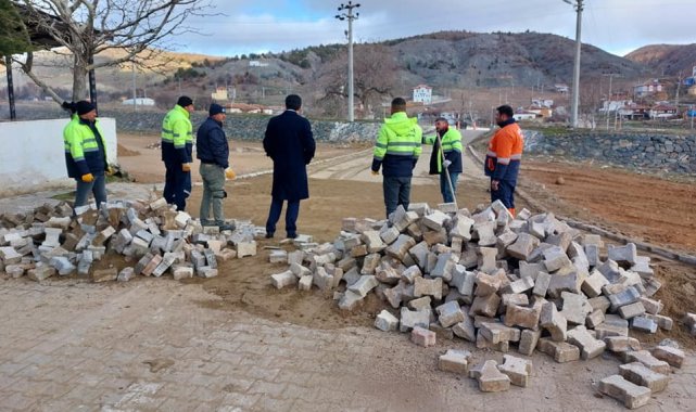 Delice'de üstyapı çalışmaları sürüyor