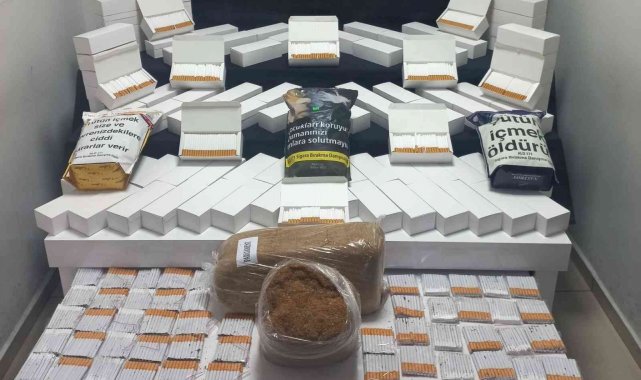 Denizli'de 3 kaçakçı çok sayıda malzemeyle yakalandı