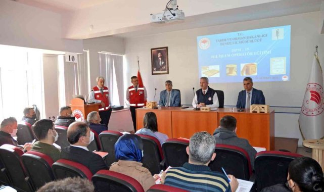 Denizli'de 47 operatör için eğitim düzenledi