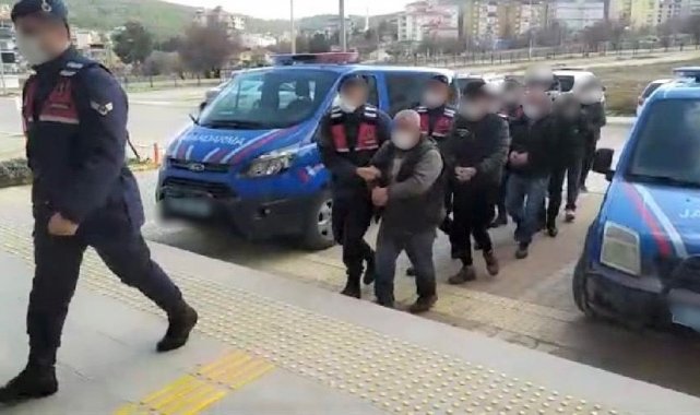 Denizli'nin birçok ilçesinde hırsızlık yapan 9 şüpheliden 5'i tutuklandı