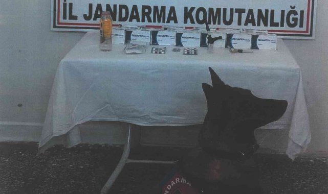 Devriye gezen jandarma uyuşturucu ele geçirdi