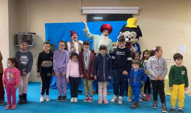 Diyabetli çocuklar Nasreddin Hoca ile eğlenip el becerisi kursuyla öğrendi