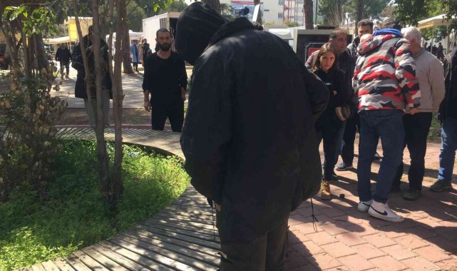 Dizi setine giren hırsızı set görevlileri yakaladı