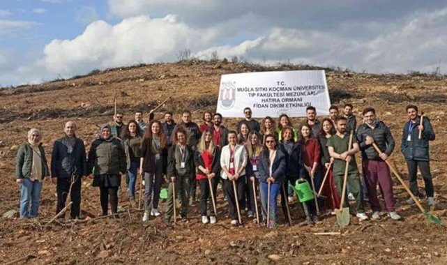 Doktor adayları fidan dikti