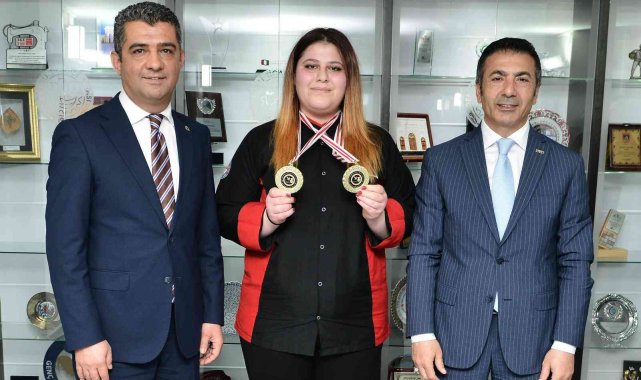 DTO'nun desteklediği genç yetenek, Tunus'tan çifte altın madalya ile döndü