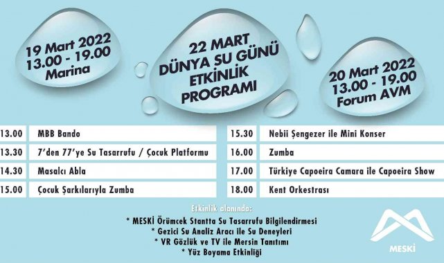 Dünya Su Günü etkinliklerle kutlanacak
