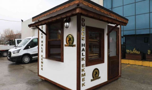 Düzce'de halk ekmek satış noktaları oluşturuluyor