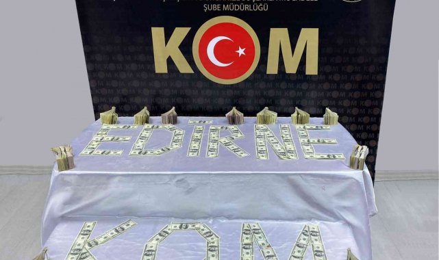 Edirne&#039;de 2 milyon TL&#039;lik sahte para operasyonu