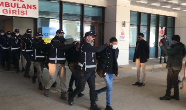 Edirne&#039;de suç örgütüne şafak operasyonu: 11 gözaltı