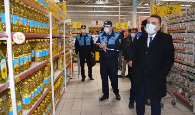 Edremit&#039;te stokçuluk ve fahiş fiyat denetimine Kaymakam Odabaş da katıldı