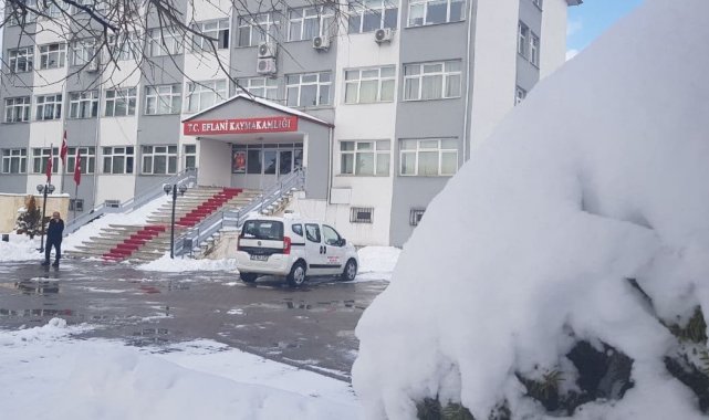 Eflani&#039;de eğitime kar engeli