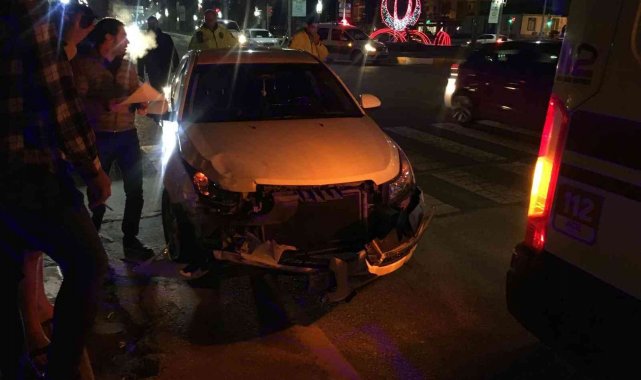 Elazığ'da trafik kazası : 1 yaralı