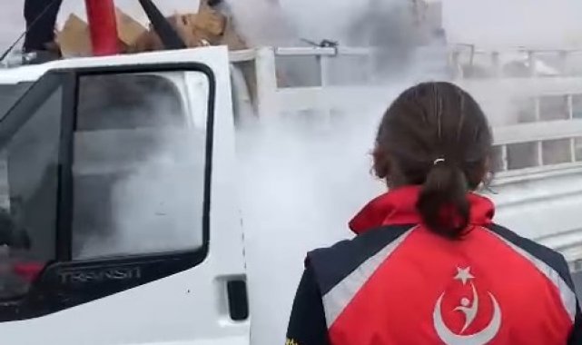 Elazığ&#039;da UMKE ekipleri bu kez yangına müdahale etti