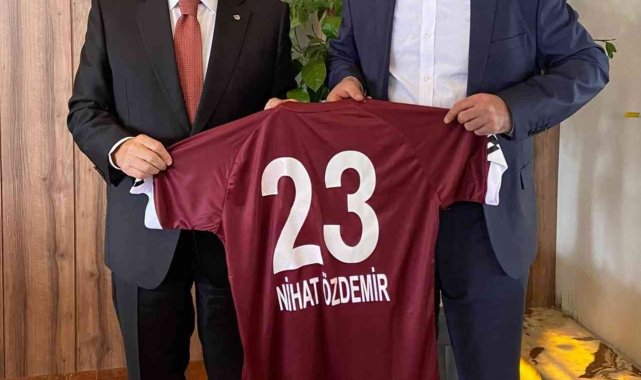 Elazığspor Başkanı Çayır, TFF Başkanı Özdemir ile görüştü