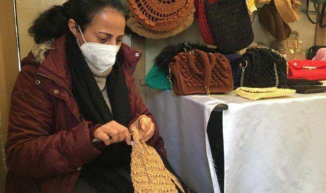 Emektar kadın ailesi için durmadan çalıştı ve üretti