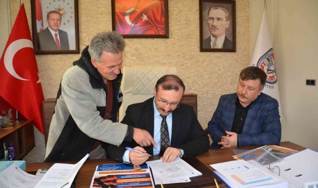 Emet'te alt yapı çalışmaları için imzalar atıldı