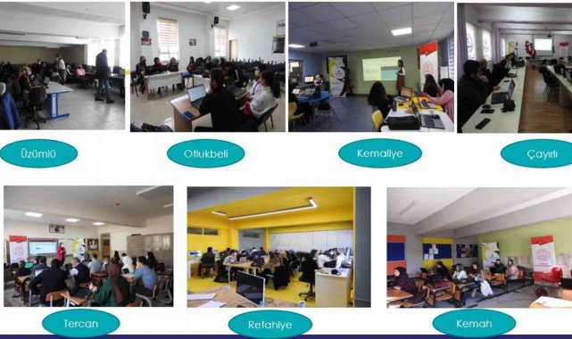 Erzincan'da "eTwinning" ile buluşmayan ilçe kalmadı