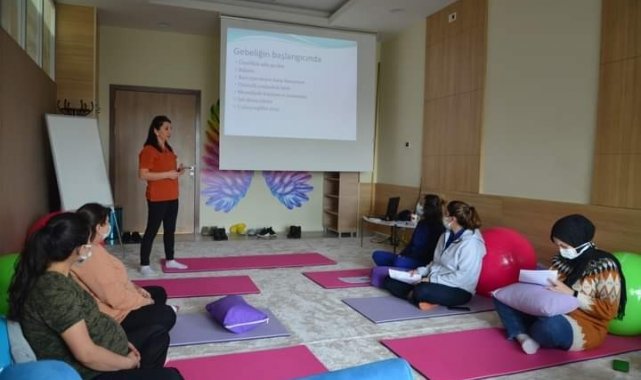 Erzurum Şehir Hastanesi Nene Hatun Kadın Doğum ünitesinde gebe okulu açıldı