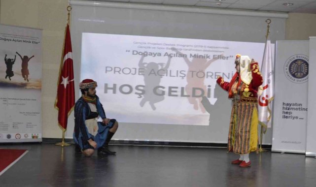 Erzurum'da ''Doğaya açılan minik eller projesi" açılış töreni