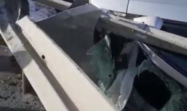 Erzurum'da otomobil su kanalına uçtu: 5 yaralı