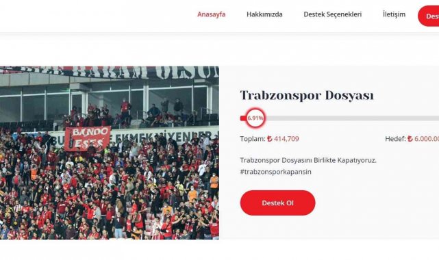 Eskişehirspor'un bağış kampanyası 4'üncü ayında 414 bin liraya ulaştı