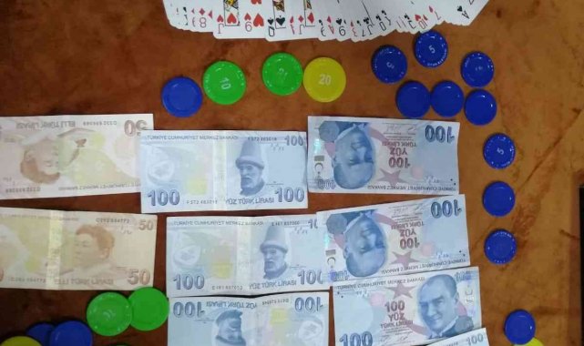 Fatsa'da kumar oynarken yakalanan 5 şahsa 9 bin TL ceza
