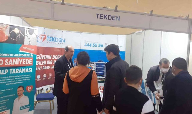 Fuarda Özel Denizli Tekden Hastanesi&#039;ne yoğun ilgi