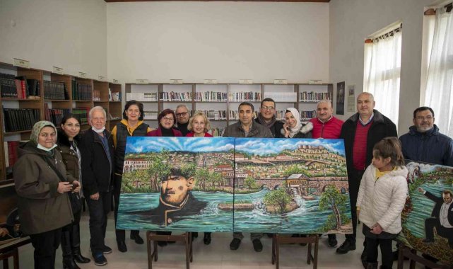 Gazi Çiftliğinde Ressam Nazan Kundak sergisi açıldı