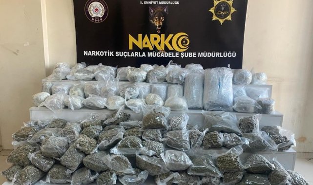 Gaziantep'te 59 kilo skunk maddesi ele geçirildi