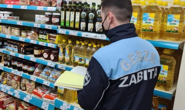 Gebze'de bazı marketlere yasal işlem uygulandı