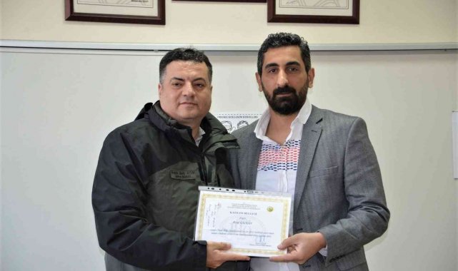 Gediz'de orman yangınlarında yardım seferberliğine katılanlara teşekkür belgesi