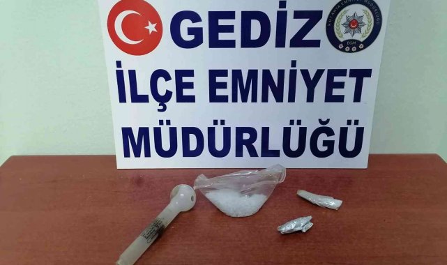 Gediz'de uyuşturucuya 1 tutuklama