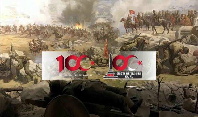 Gediz&#039;in 100. yılına özel logo